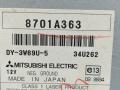магнитола Mitsubishi Lancer 10 поколение 2010, 2.4 л., 4B12, бензин, АКПП, белый, хетчбэк 5 дв., передний привод, 8701A363, DY3W69U5 - фото №4
