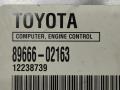 блок управления двигателем Toyota Matrix 1 поколение (E130) ZZE130 2003, 1.8 л., 1ZZ-FE, бензин, АКПП, хетчбэк 5 дв., передний привод, 8966602163 - фото №4