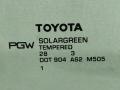 стекло двери передней левой Toyota Sienna 3 поколение 2014, 3.5 л., 2GR-FE, бензин, АКПП, черный, передний привод - фото №2