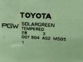 стекло двери передней правой Toyota Sienna 3 поколение 2014, 3.5 л., 2GR-FE, бензин, АКПП, черный, передний привод - фото №2