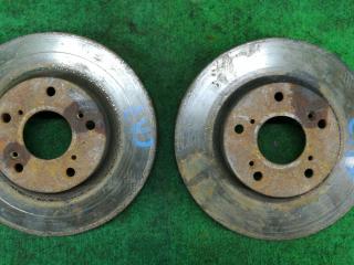 диски тормозные (комплект) Honda Element 1 поколение 2006, 2.4 л., i-VTEC, K24A4, бензин, АКПП, оранжевый, хетчбэк 5 дв., полный привод