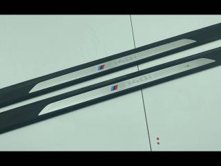 комплект накладок на пороги (внутренние) BMW 1 серия F20/F21 [2-й рестайлинг] F21 2017, 3.0 л., бензин, АКПП, купе, правый руль, 8937978