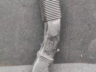 патрубок воздушного фильтра BMW 5 серия F07/F10/F11 F10 2012, 3.0 л., D, N57 D30 B, дизель, АКПП, синий, седан, задний привод, правый руль, 13717811597