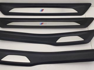 комплект накладок на пороги (внутренние) BMW 3 серия F30/F31/F34 F31 2014, 2.0 л., N47 D20 C, дизель, МКПП, синий, универсал, полный привод, правый руль, 51478051037, 51478054234, 51478054233