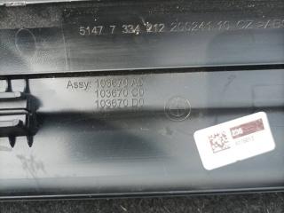 накладка на порог внутренняя BMW 4 серия F32/F33 [рестайлинг] F36 2018, 2.0 л., B48 B20 A, бензин, АКПП, хетчбэк 5 дв., задний привод, правый руль, 7334212, 51477334212