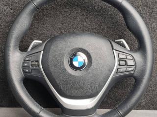 руль BMW 3 серия F30/F31/F34 F30 2012, 2.0 л., N20 B20 A, бензин, АКПП, черный, седан, задний привод, правый руль