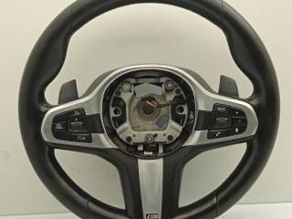 руль BMW 5 серия G30/G31 G30 2017, 2.0 л., i, B48 B20 A, гибрид, АКПП, 475 black-sapphire metallic, седан, задний привод, правый руль