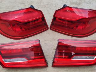 фонари задние (комплект) BMW 5 серия G30/G31 G30 2018, 3.0 л., B57 D30 A, дизель, АКПП, синий, седан, полный привод, правый руль, 7376474, 7376473, 7376463, 7376464
