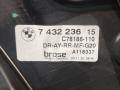 стеклоподъемник задний правый BMW 3 серия G20 2021, 3.0 л., i, B58B30, бензин, АКПП, универсал, полный привод, правый руль, 7432236 - фото №3