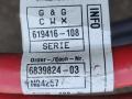 плюсовой провод аккумулятора BMW X3 M F97 2019, 3.0 л., S58B30A, бензин, АКПП, внедорожник 5 дв., полный привод, 6839824, 6839823 - фото №4