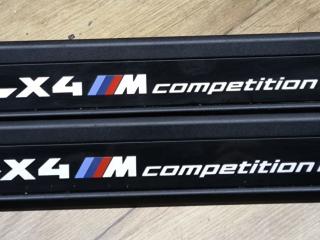 Накладка на порог внутренняя (комплект) BMW X4 M F98 2021, 3.0 л., S58B30A, бензин, АКПП, donington grau (c28), внедорожник 5 дв., полный привод, 8077613