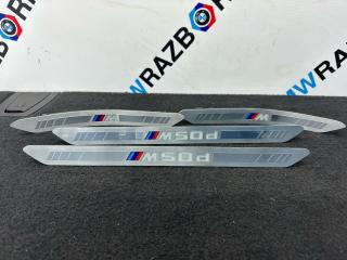 комплект накладок на пороги (внутренние) BMW X5 G05 2019, 5.0 л., B57 D30 C, дизель, АКПП, 475, внедорожник 5 дв., полный привод, правый руль, 8072218, 8070437
