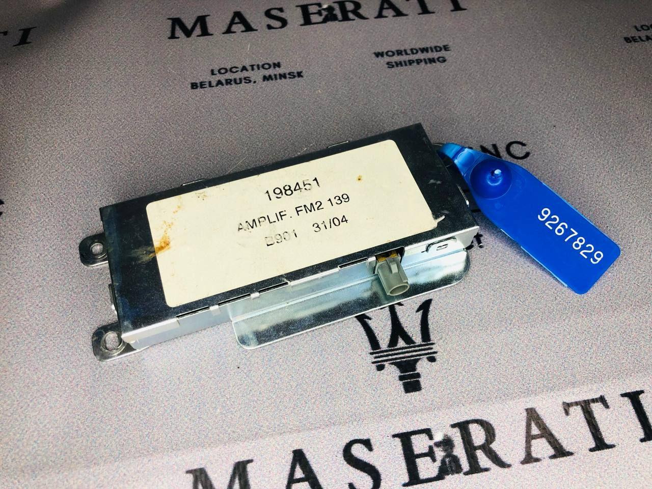 усилитель антенны Maserati Quattroporte 5 поколение 2005, 4.2 л., M139 A, бензин, робот, седан, задний привод, 198451 - фото №1