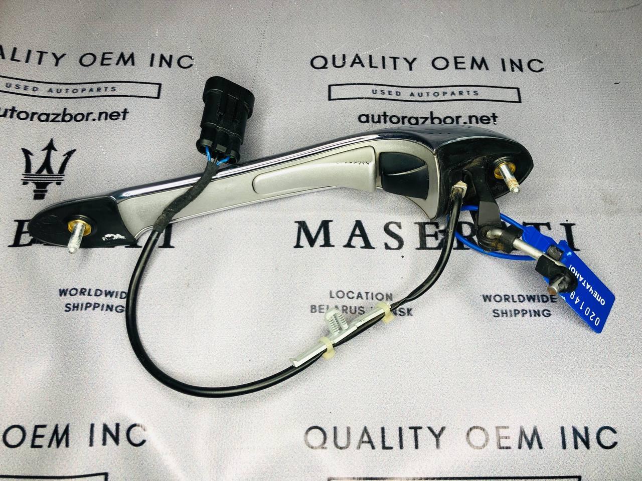 ручка наружная задняя правая Maserati Quattroporte 5 поколение 2005, 4.2 л., M139 A, бензин, робот, седан, задний привод, 69287600, 15059 - фото №1