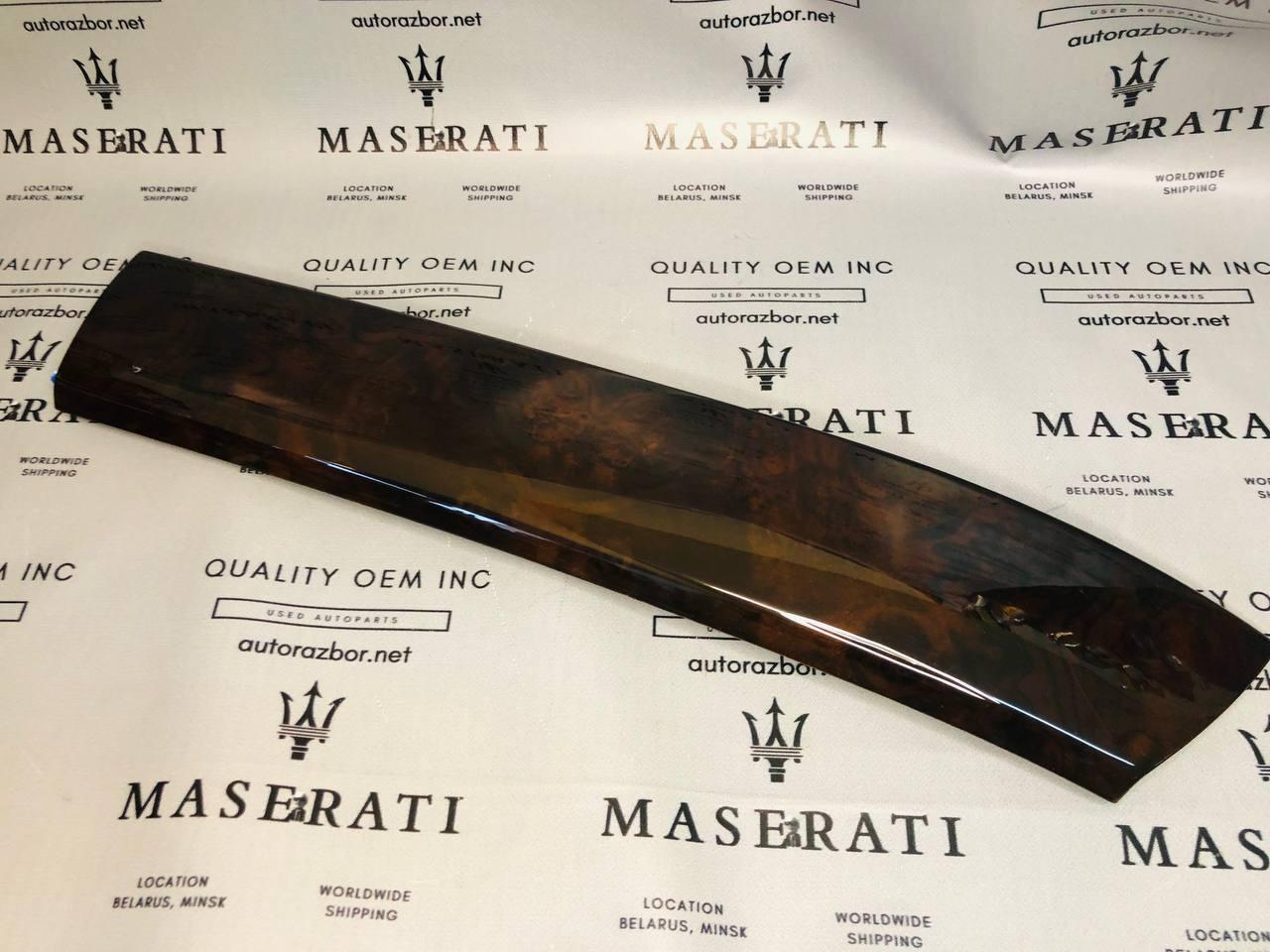 накладка двери (крышки) багажника Maserati Quattroporte 5 поколение 2005, 4.2 л., M139 A, бензин, робот, седан, задний привод, 66938700 - фото №1