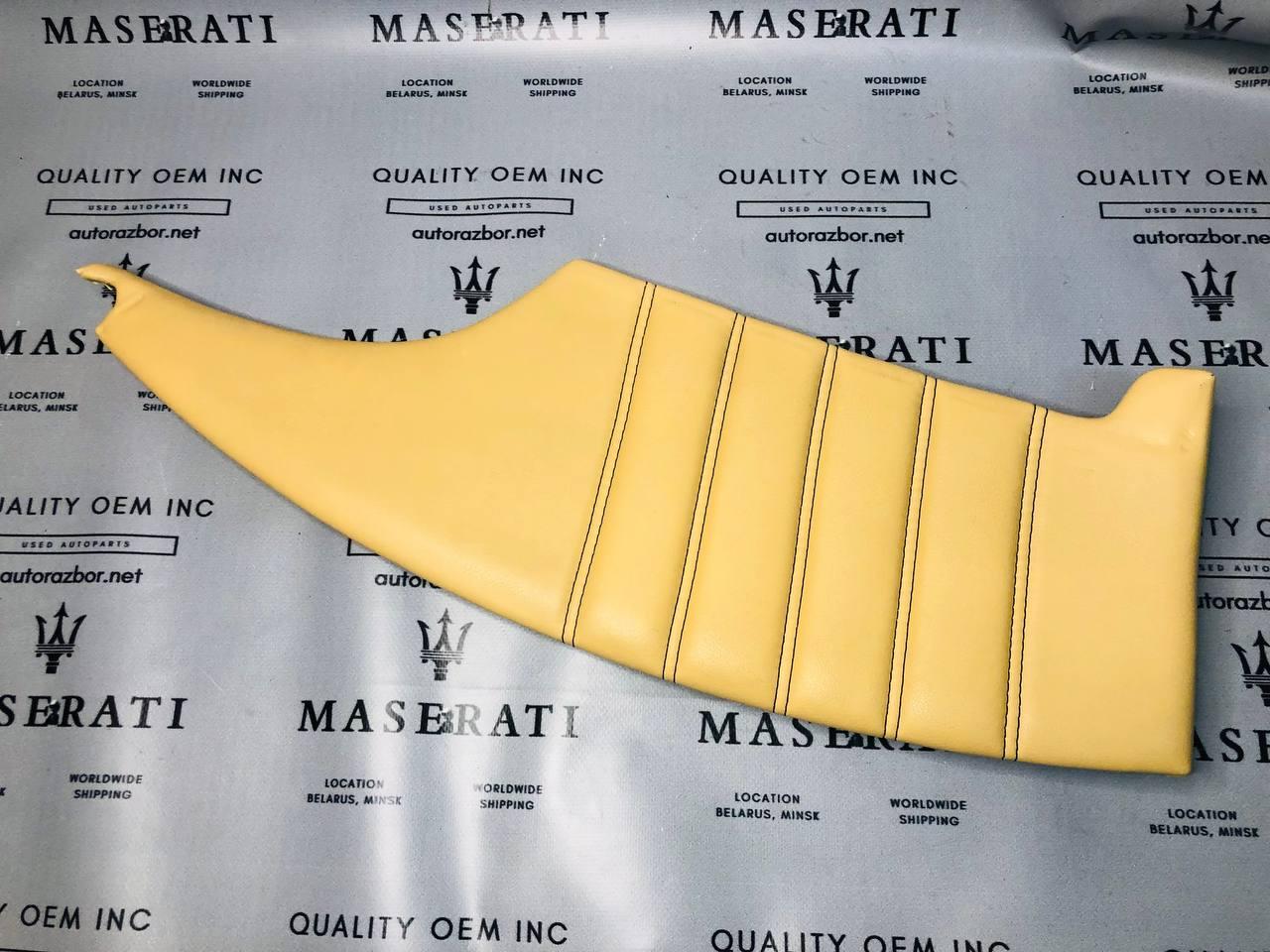 обшивка двери передняя левая Maserati Quattroporte 5 поколение 2005, 4.2 л., M139 A, бензин, робот, седан, задний привод, 981384900 - фото №1