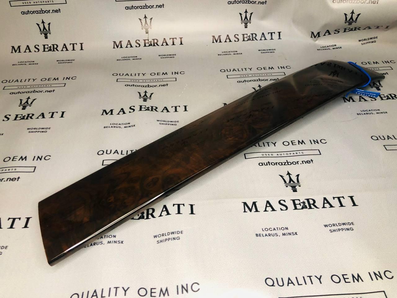 накладка двери (крышки) багажника Maserati Quattroporte 5 поколение 2005, 4.2 л., M139 A, бензин, робот, седан, задний привод, 981337088 - фото №1