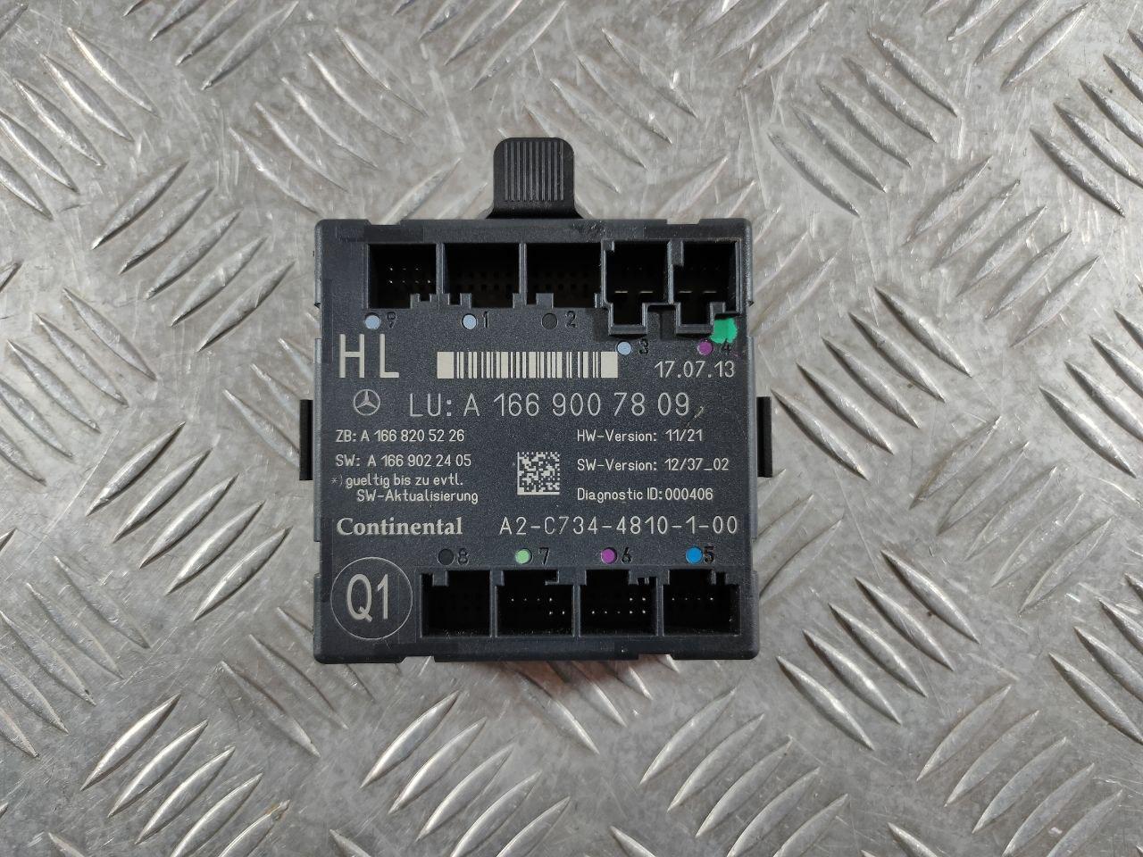 модуль управления двери Mercedes-Benz M-Класс W166 (2011 - 2015), A1669007809 - фото №1