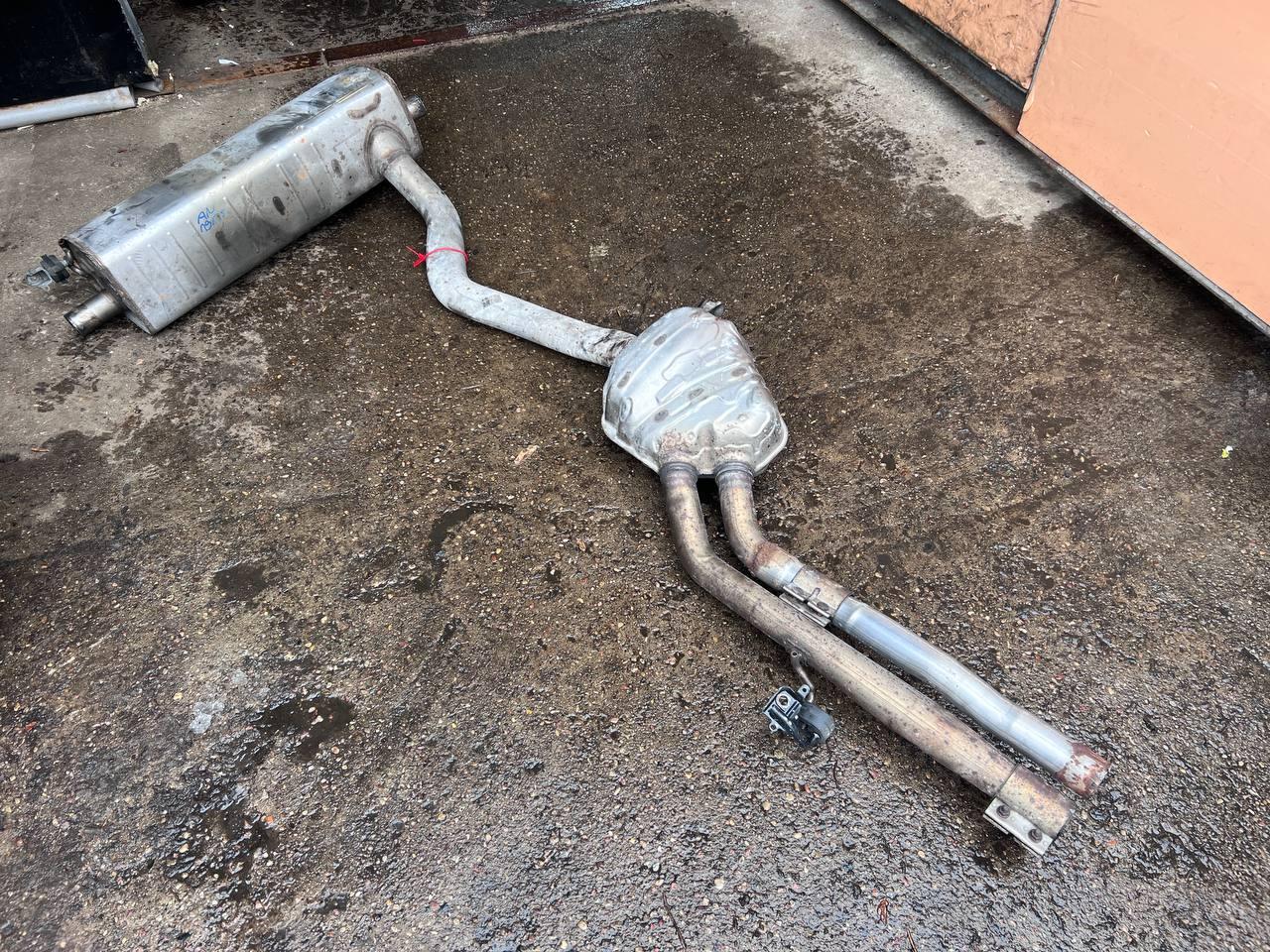 глушитель Audi Q7 4M 2019, 3.0 л., CREC, бензин, АКПП, внедорожник 5 дв., 4M0253411H - фото №1