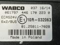 Блок управления пневмоподвеской ECAS MAN TGX 1 поколение 2014, 12.4 л., D 2676 LF 07, дизель, АКПП, правый руль, 81258117028, 4461702230 - фото №4