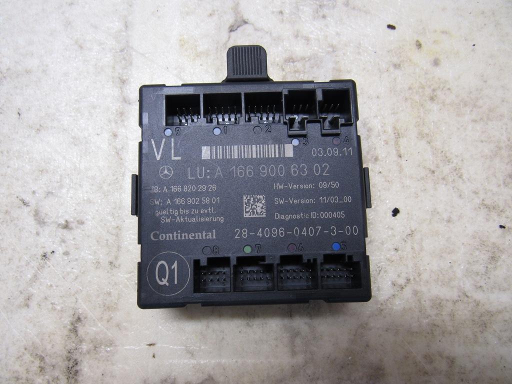 модуль управления двери Mercedes-Benz M-Класс W166 2015, 1669006302 - фото №1