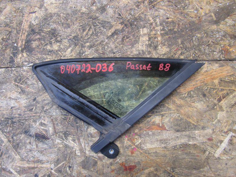 стекло двери передней левой Volkswagen Passat B8 2016 - фото №1