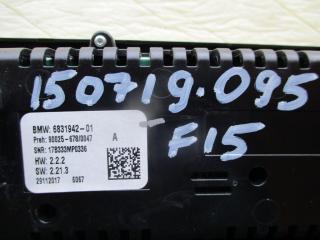панель управления магнитолой BMW X5 F15 2017, 3.0 л., N57 D30 B, дизель, АКПП, внедорожник 5 дв., 683194201