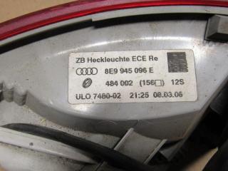 фонарь задний правый Audi A4 B7 2006, 2.0 л., ALT, бензин, АКПП, седан, 8E9945096E