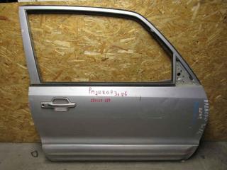 дверь передняя правая Mitsubishi Pajero 3 поколение [рестайлинг] 2004, 2.4 л., 4G64 (12V), бензин, АКПП, внедорожник 5 дв.