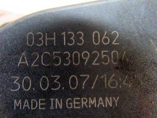 заслонка дроссельная Audi Q7 4L 2006, 3.6 л., BHK, бензин, внедорожник 5 дв., 03H133062