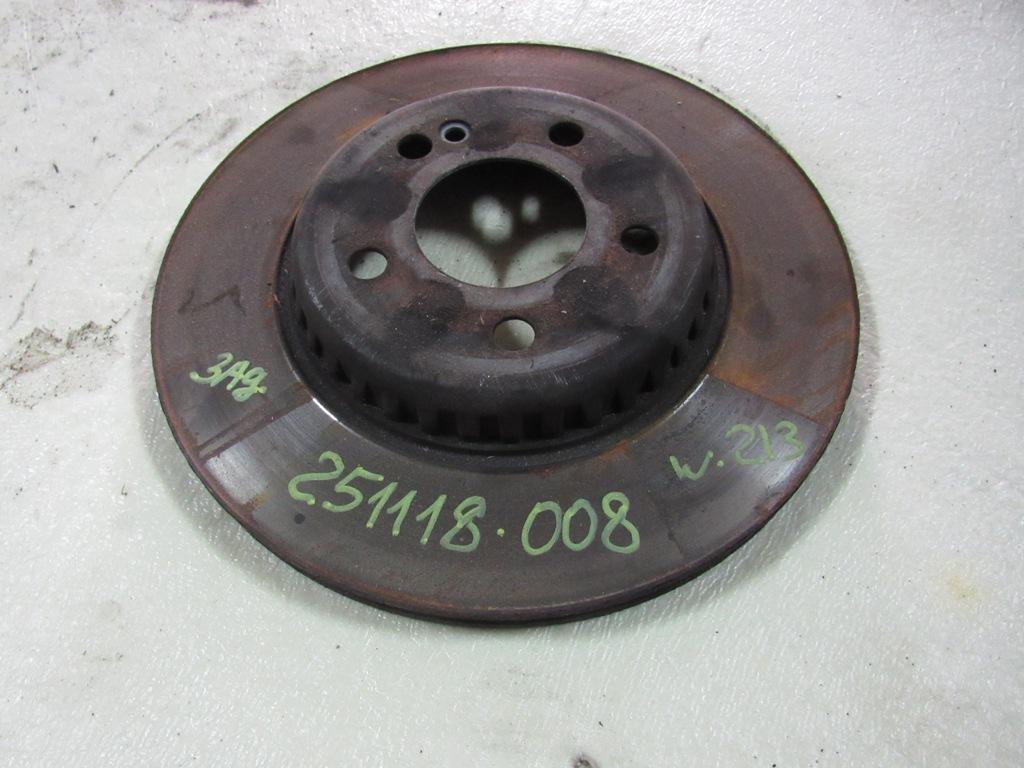 диск тормозной задний Mercedes-Benz E-Класс W213/S213/C238/A238 2016, 2.0 л., OM 654.920, дизель, седан - фото №1