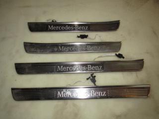 комплект накладок на пороги (внутренние) Mercedes-Benz S-Класс W222/C217/A217 [рестайлинг] 2017, 4.0 л., M 176.980, бензин, седан, 2226805435