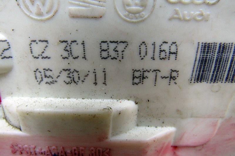 замок двери передней правой Volkswagen Passat B7 2011, 3.0 л., дизель, внедорожник 5 дв., 3C1837016A - фото №1