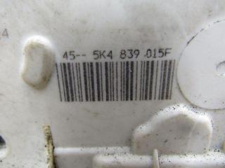 замок двери задней левой Volkswagen Golf Plus 1 поколение 2009, 1.2 л., CBZB, бензин, хетчбэк 5 дв., 5K4839015F