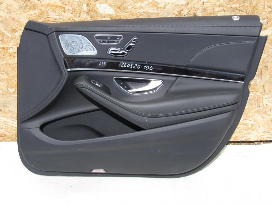 обшивка двери передняя правая Mercedes-Benz S-Класс W222/C217/A217 2013, 4.7 л., M 278.929, бензин, седан, 2227200273 - фото №1