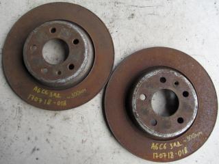 диски тормозные (комплект) Audi A4 B8/8K 2009, 2.0 л., дизель, седан, 8K0615601B