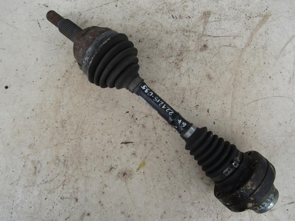 полуось передняя левая (приводной вал, ШРУС) Audi Q7 4L 2006, 4.2 л., BAR, бензин, внедорожник 5 дв., 7L0407271E - фото №1