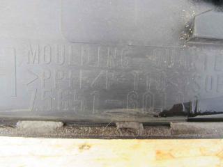 молдинг двери задней правой Toyota Land Cruiser J100 [рестайлинг] 2003, 4.2 л., 1H-Z, дизель, АКПП, внедорожник 5 дв., 7565160180