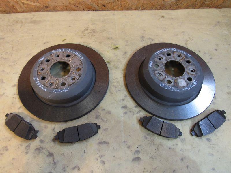 диски тормозные задние Jeep Wrangler 4 поколение 2023, 2.0 л., бензин, АКПП - фото №1