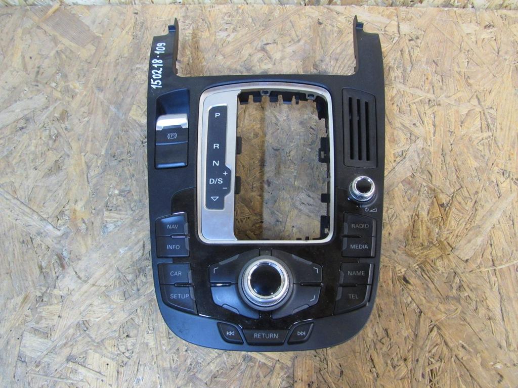 панель управления магнитолой Audi A4 B8/8K 2009, 8T0919611WFX - фото №1