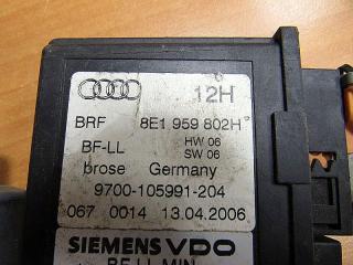 моторчик стеклоподъемника передний правый Audi A4 B7 2007, 8E1959802H