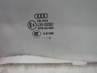 стекло двери задней левой Audi A5 8T 2010