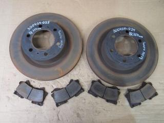 диски тормозные (комплект) Toyota Tundra 2 поколение [3-й рестайлинг] 2023, 3.5 л., бензин