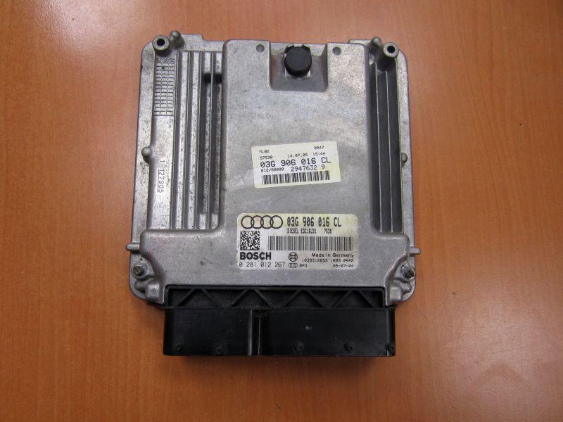 блок управления двигателем Audi A4 B7 2006, 03G906016CL - фото №1