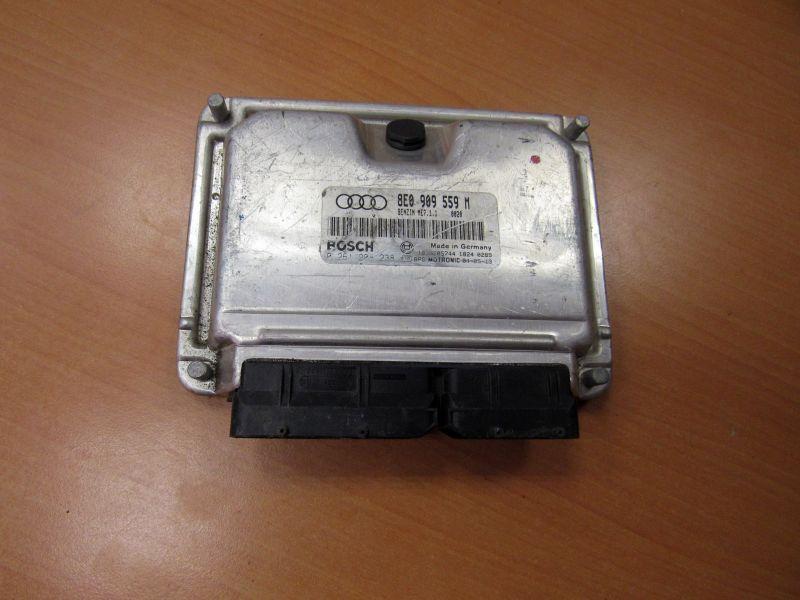 блок управления двигателем Audi A4 B6 2005, 8E0909559M - фото №1
