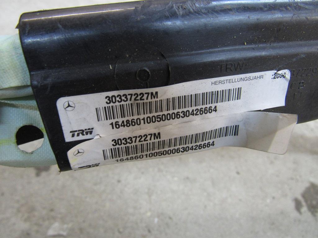 подушка безопасности боковая (шторка) Mercedes-Benz M-Класс W164 2007, 1648601005 - фото №1