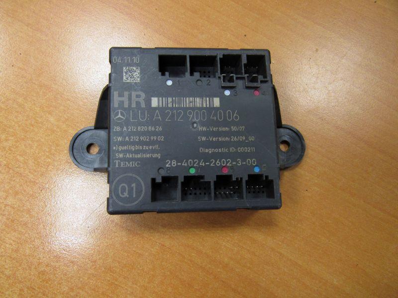 модуль управления двери Mercedes-Benz E-Класс W212/S212/C207/A207 2009, 2129004006 - фото №1
