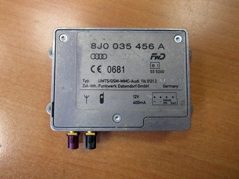 усилитель антенны Audi A4 B8/8K 2009, 8J0035456A - фото №1
