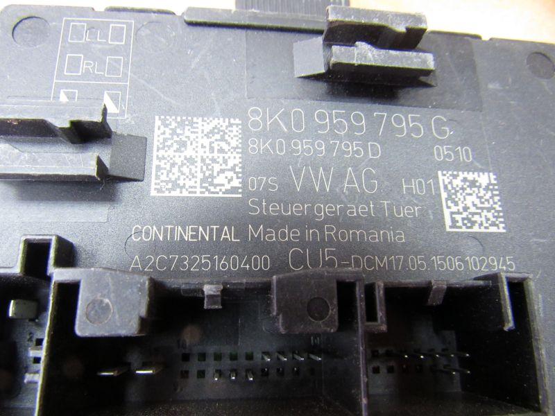 модуль управления двери Audi A4 B8/8K 2009, 8K0959795G - фото №1