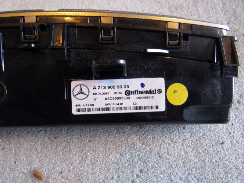 панель управления Mercedes-Benz E-Класс W213/S213/C238/A238 2018, 2.0 л., дизель, АКПП, 2139059003 - фото №1